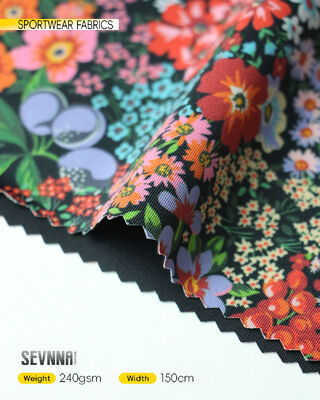 Tecido de sutiã esportivo de alta respirabilidade com absorção de umidade e têxteis verdes super macios e elásticos para activewear