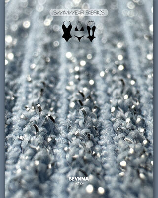 Tecido para moda praia ecológico com 83% de nylon reciclado, secagem rápida e resistente ao cloro para moda praia sustentável