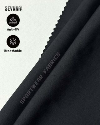 Tecido de bicicleta de alto desempenho com proteção UV e peso de 190gm feito de 79% de poliéster reciclado + 21% de spandex