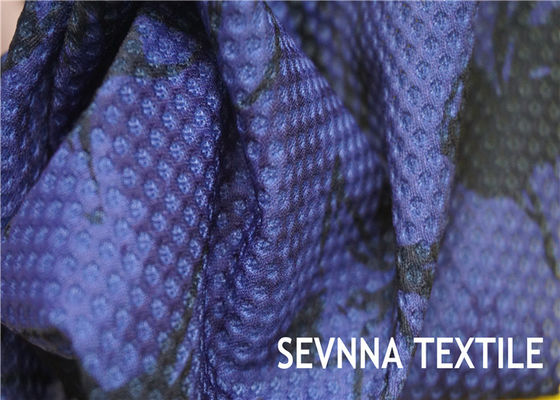 Torne mais fraco semi matérias têxteis de nylon recicladas Textured do Activewear da tela com listras do jacquard