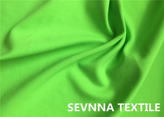 Tela circular tingida do cetim do poliéster da malha, tela verde-clara do crepe do poliéster