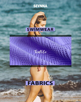 91 Alternativas de Tecidos de Natação Texturizados de Nylon Reciclado e Spandex que Oferecem Alta Retenção de Forma Adequados para Moda Praia Confortável e Durável