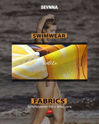 Tecido Lycra Reciclado com Estampa Holográfica Metálica Fog Foil com Antimicrobianos, Perfeito para Moda Praia e Fitness Duráveis