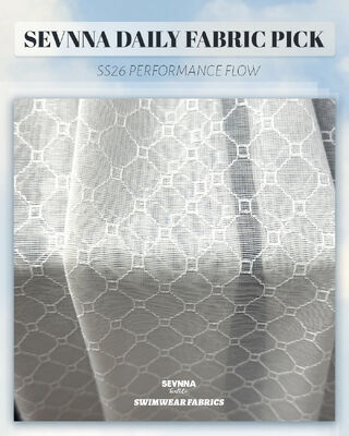 Tecido de roupa de banho reciclado respirável de largura 168cm com 72% de nylon SD reciclado e 28% de spandex para roupa de banho sustentável