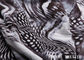 Estiramento da urdidura da tela do Spandex do poliéster da cópia de Lilly do tigre da serpente para o terno de nadada do biquini