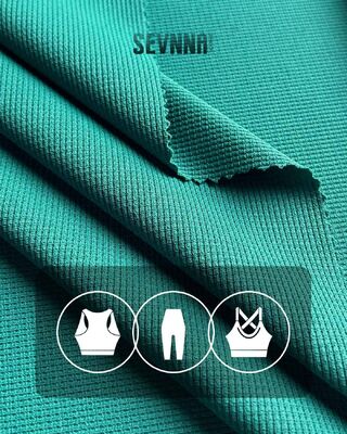 Tecido de nylon reciclado com 100% de conteúdo reciclado e construção de listras para produção têxtil ecológica