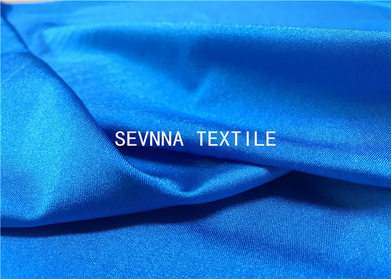 A secagem rápida azul reciclou o peso da largura 340GSM da tela 152CM do roupa de banho