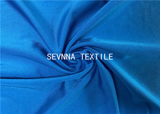 A secagem rápida azul reciclou o peso da largura 340GSM da tela 152CM do roupa de banho
