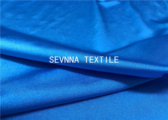 A secagem rápida azul reciclou o peso da largura 340GSM da tela 152CM do roupa de banho