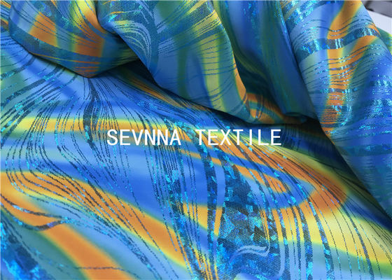 O estiramento super da tela da malha do Activewear da cópia da sensação da mão do toque do papel do Spandex de ROICA mantém elástico Cuttable livre morno