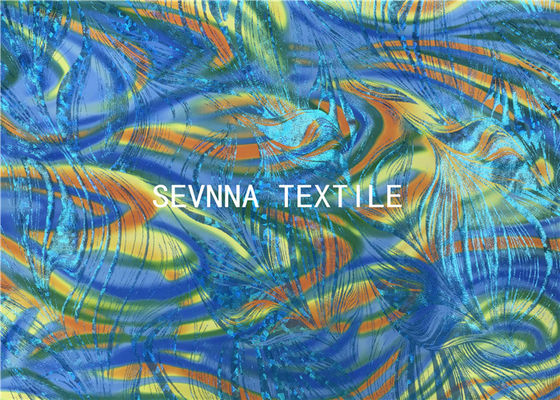 O estiramento super da tela da malha do Activewear da cópia da sensação da mão do toque do papel do Spandex de ROICA mantém elástico Cuttable livre morno