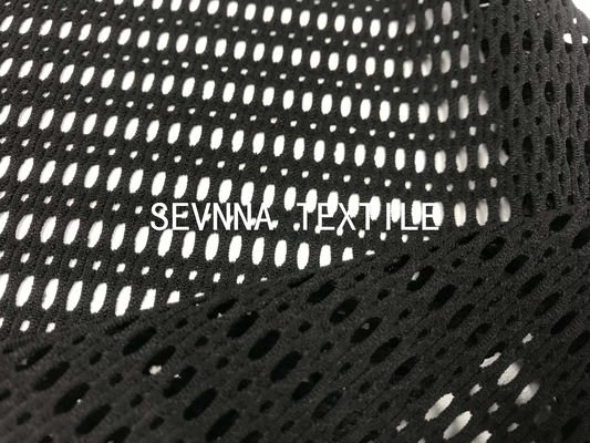 O material do Spandex do poliéster do Sportswear o fato plástico reciclado que da forma da malha da rede do esporte dos fios da garrafa cobre levanta