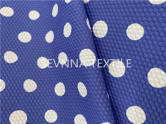 Secagem rápida da resistência de Dot Recycled Swimwear Fabric Chlorine da polca