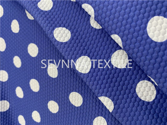 Secagem rápida da resistência de Dot Recycled Swimwear Fabric Chlorine da polca