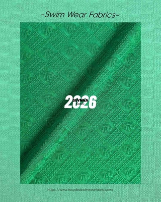 Tecido de natação texturizado de alta retenção de forma Alternativas 91% Poliéster reciclado 9% Spandex com garantia