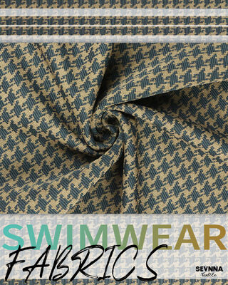 Tecido de natação texturizado de secagem rápida com peso de 370gsm e largura de 135cm para swimwear de alto desempenho