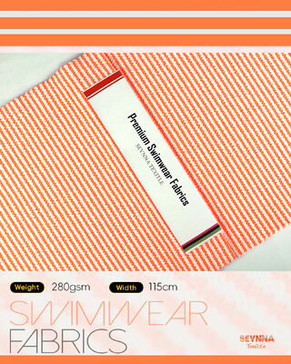 Tecido de natação texturizado premium com 95% poliéster reciclado + 5% elastano, peso de 280gsm e alta respirabilidade para roupas de banho