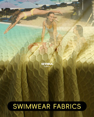 Tecido de roupa de banho ecológico desenvolvido para atender aos padrões ambientais com durabilidade e conforto superiores para coleções de roupa de banho