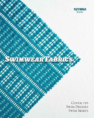 Tecido de malha dupla estilo Jacquard de 160gsm com Nylon Reciclado para Vestuário Durável e Confortável