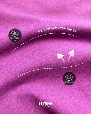 Tecido de sutiã desportivo de alongamento super macio para material de sutiã de treino