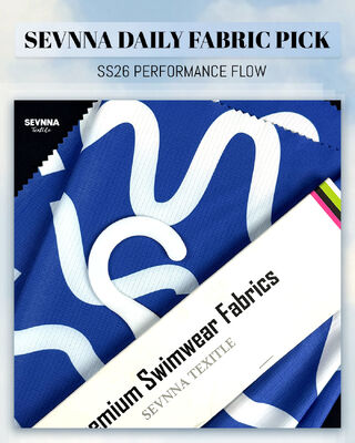 Adultos Tecido reciclado de roupa de banho Material sustentável e ecológico Adequado para a produção de roupas de banho e roupas ativas