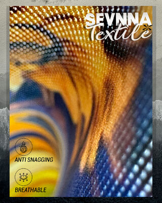 Tecido Lycra Reciclado com Estampa Holográfica Metálica Fog Foil com Antimicrobianos, Perfeito para Moda Praia e Fitness Duráveis