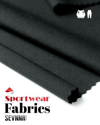 230GSM UPF 50+ NILIT de Nylon 6.6 Lycra resistente à humidade para roupas activas SP7467