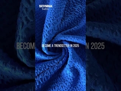 Tecido Lycra reciclado ecológico de 270 gramas com impressão holográfica metálica