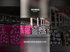 Tecido de poliéster reciclado circular de malha sustentável