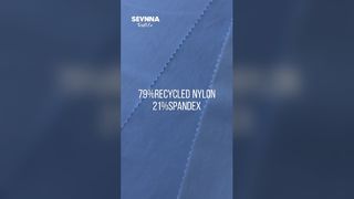Tecido para roupas esportivas reciclado, respirável e de secagem rápida