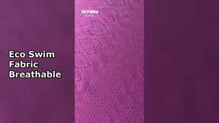 Tecido de roupa de banho reciclado ecológico e respirável