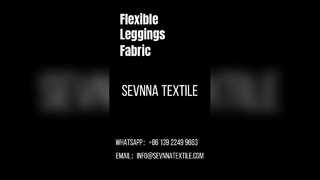Tecido elástico para leggings para conforto e durabilidade