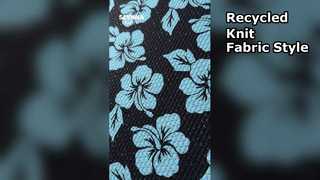 Nylon reciclado de tecido de malha dupla premium