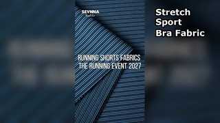 Tecido de sutiã esportivo premium: elasticidade e suporte