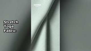 Tecido premium de ioga para roupas esportivas
